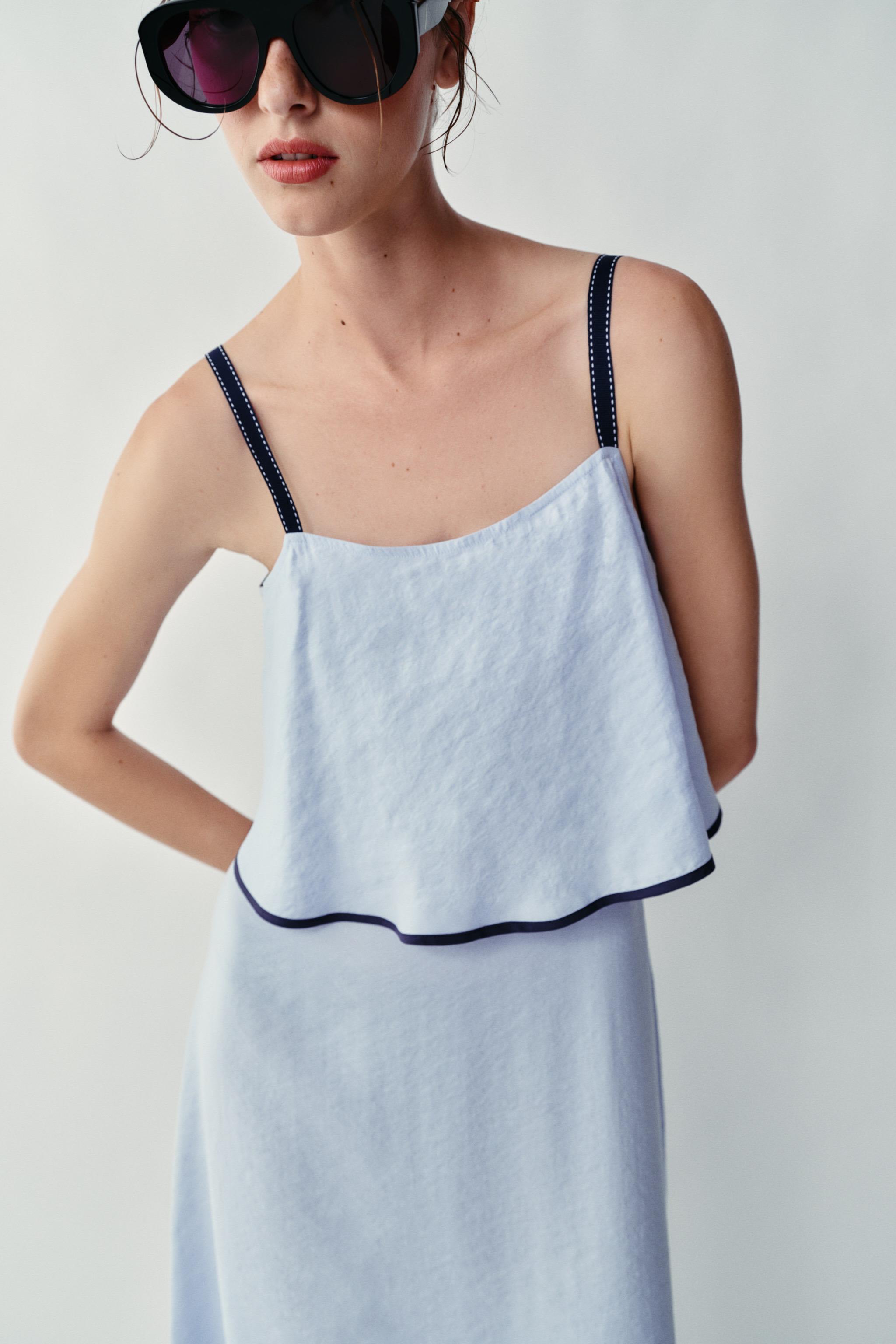 COMBINATION MIDI DRESS